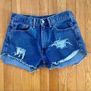 High waisted levi shorts